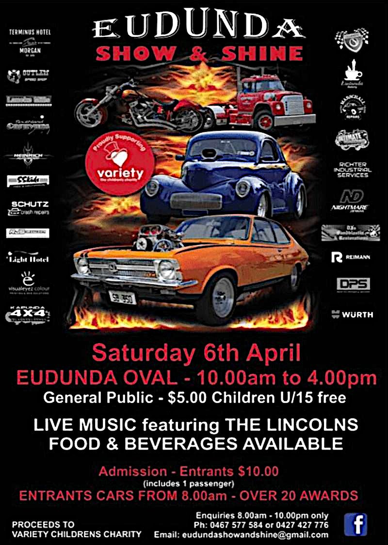 Eudunda Show N Shine - 6th April 2024