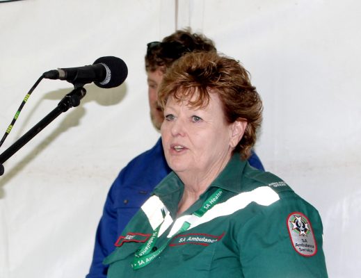 Eudunda Show Service Recognition Award 2022 - Business - Goyder Electrical accepted by Judy Partington