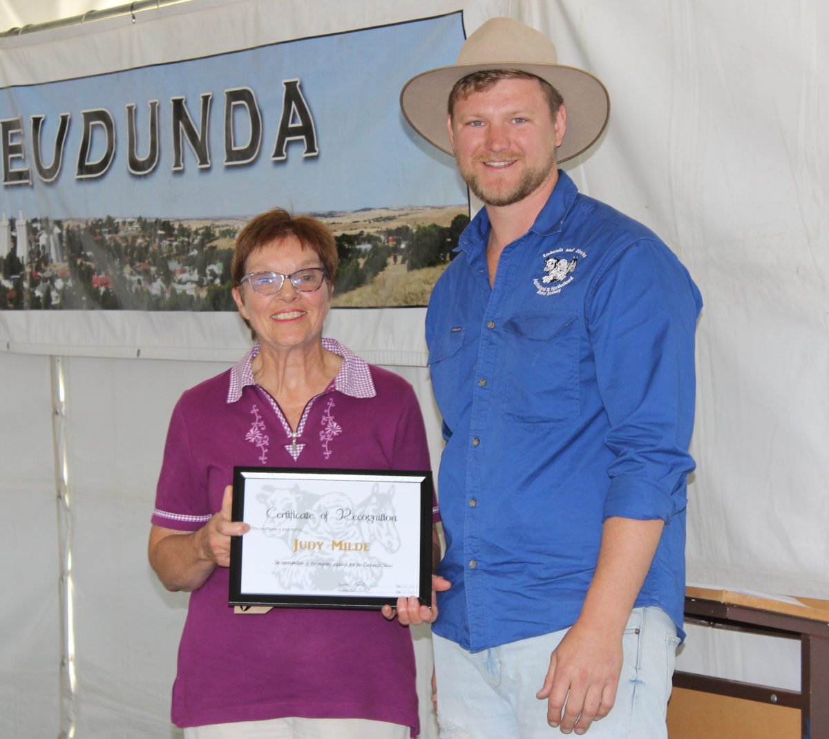 Eudunda Show Service Recognition Awards 2023 - Individual - Judy Milde