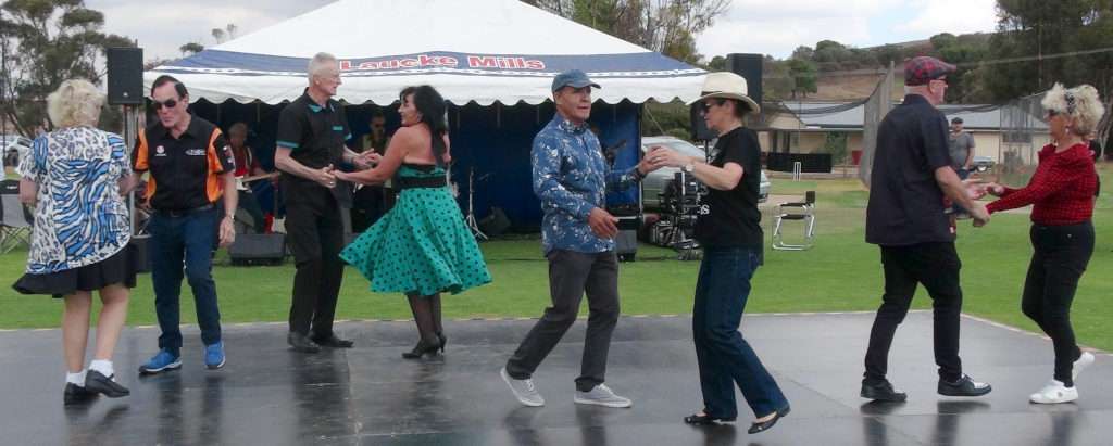 Rock N Roll Dancers at the Eudunda Show & Shine 2024