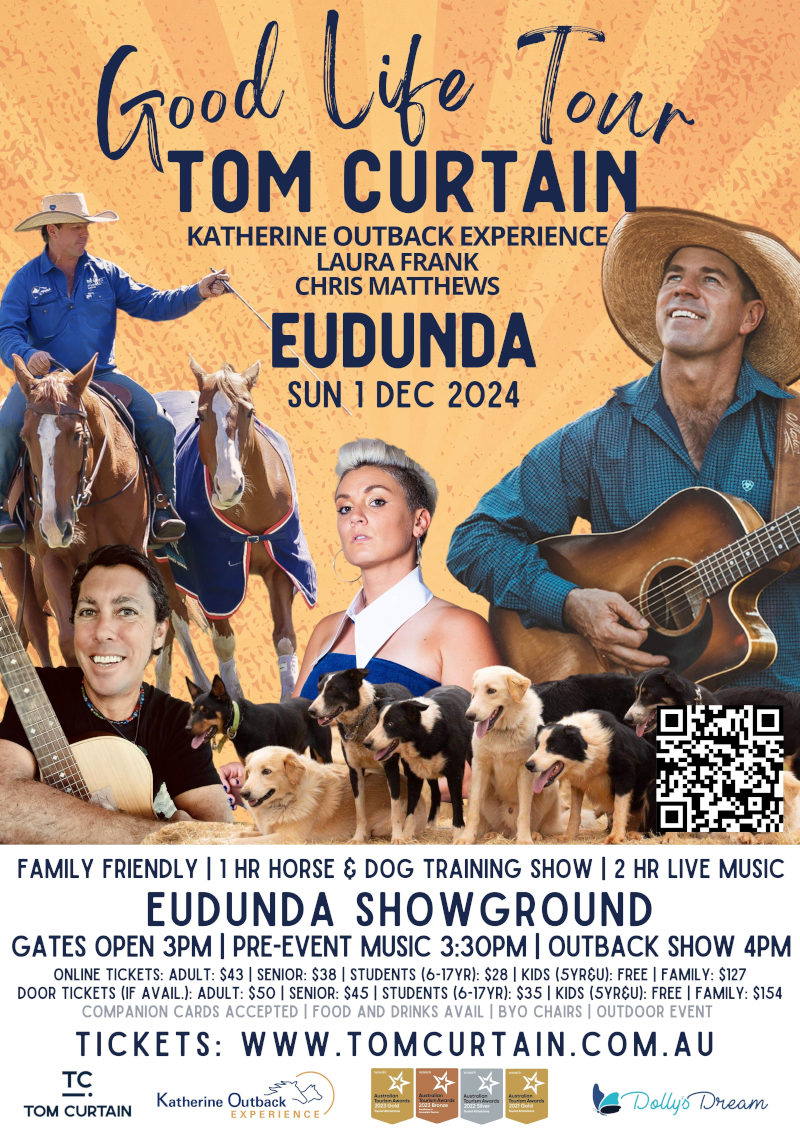 Tom Curtain Tour - Eudunda - Sun 1st Dec 2024