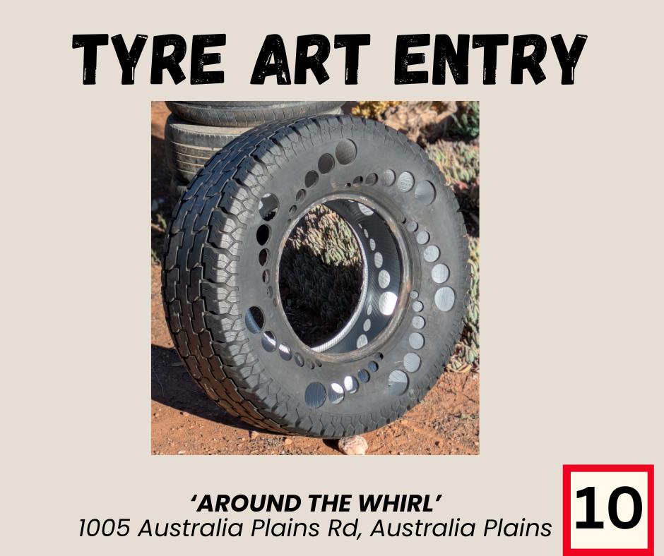 Eudunda Show 2025 - SSkids Tyre Art Entry 10