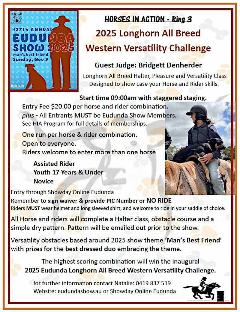 Eudunda Show 2025 - HIA Versatility Challenge 2025