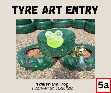 Eudunda Show 2025 - SSkids Tyre Art Entry 5a