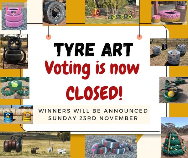 Tyre Art Voting is now closed
