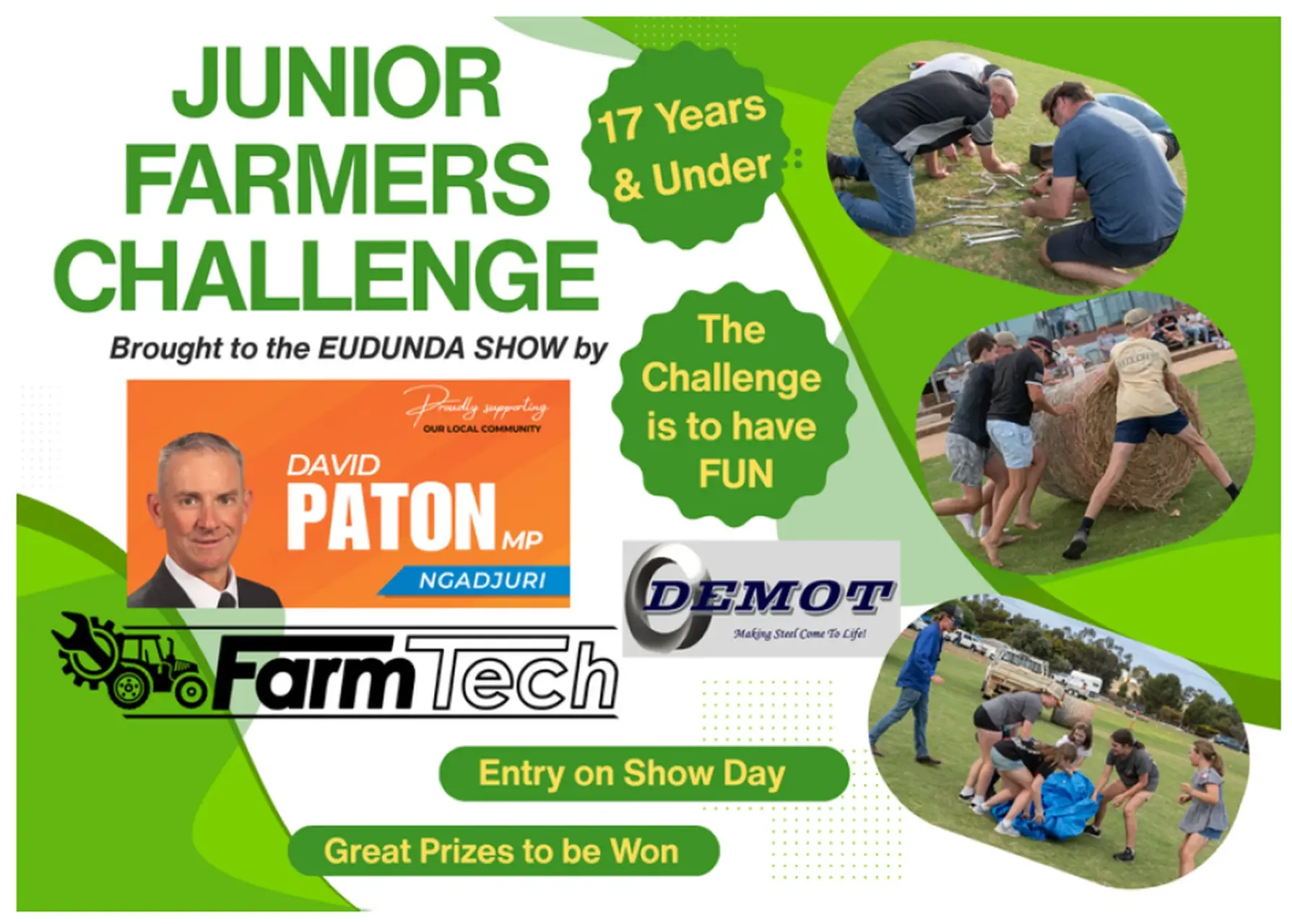 Eudunda Show 2026 - Junior Farmers Challenge