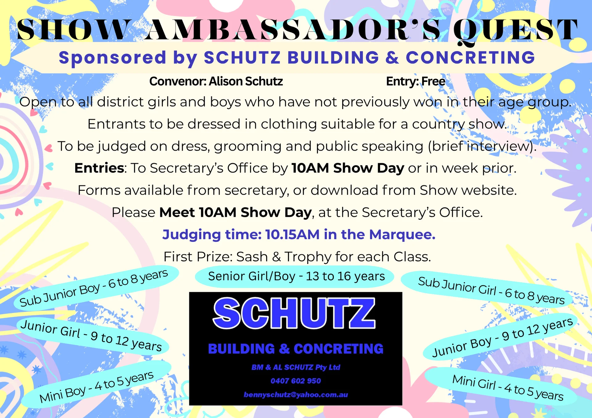 Eudunda Show Ambassador's Quest